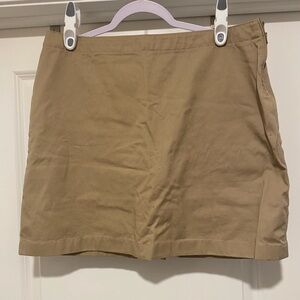 Kids/Girls Lands' End Khaki Cotton Skort in 16Plus (13-14 yrs)